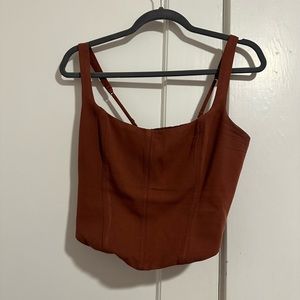 Abercrombie corset top size medium